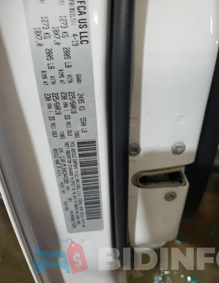 1C4PJMLB4KD443389 Photo# 13