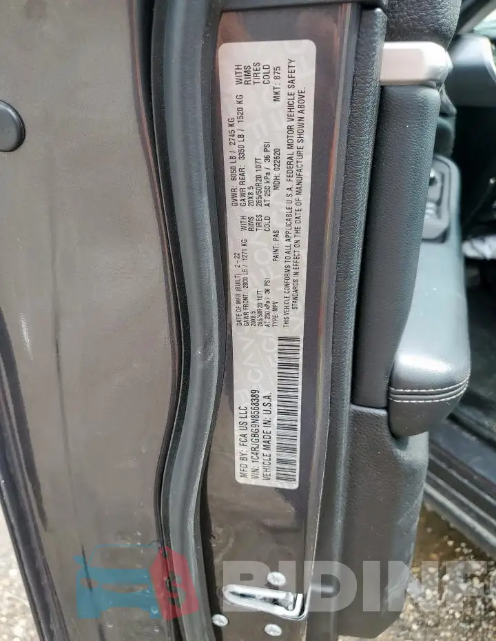 1C4RJGBG9N8568389 Photo# 13