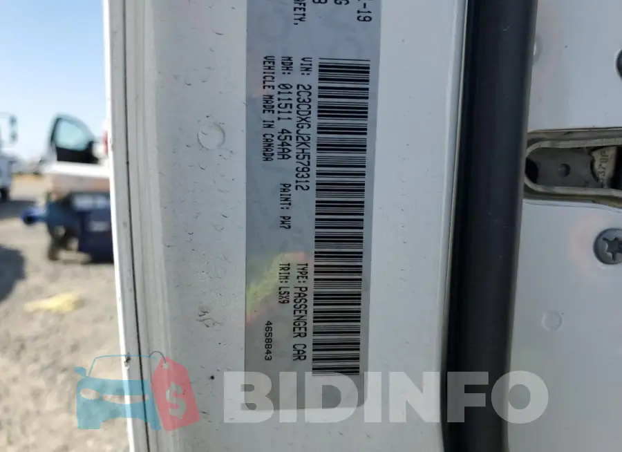 2C3CDXGJ2KH579312 Photo# 12