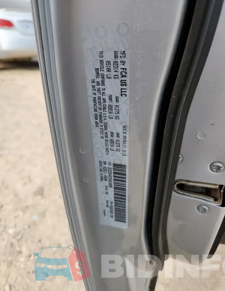 2C3CDXHG1KH616899 Photo# 12
