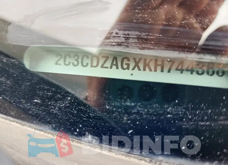 2C3CDZAGXKH744368 Photo# 13