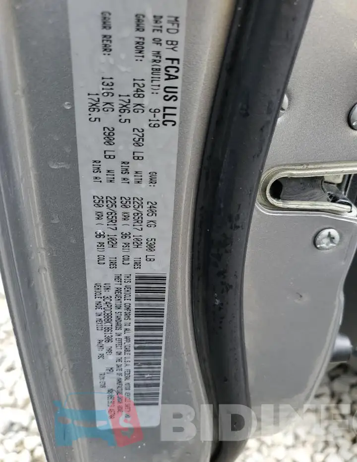 3C4PDCBB8KT861306 Photo# 12