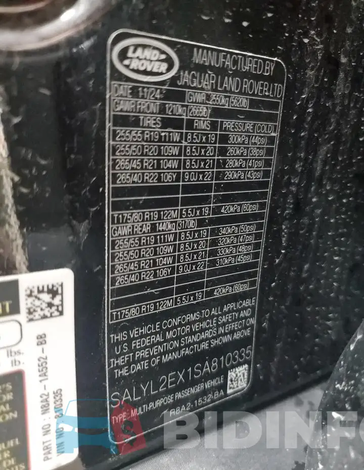 SALYL2EX1SA810335 Photo# 13