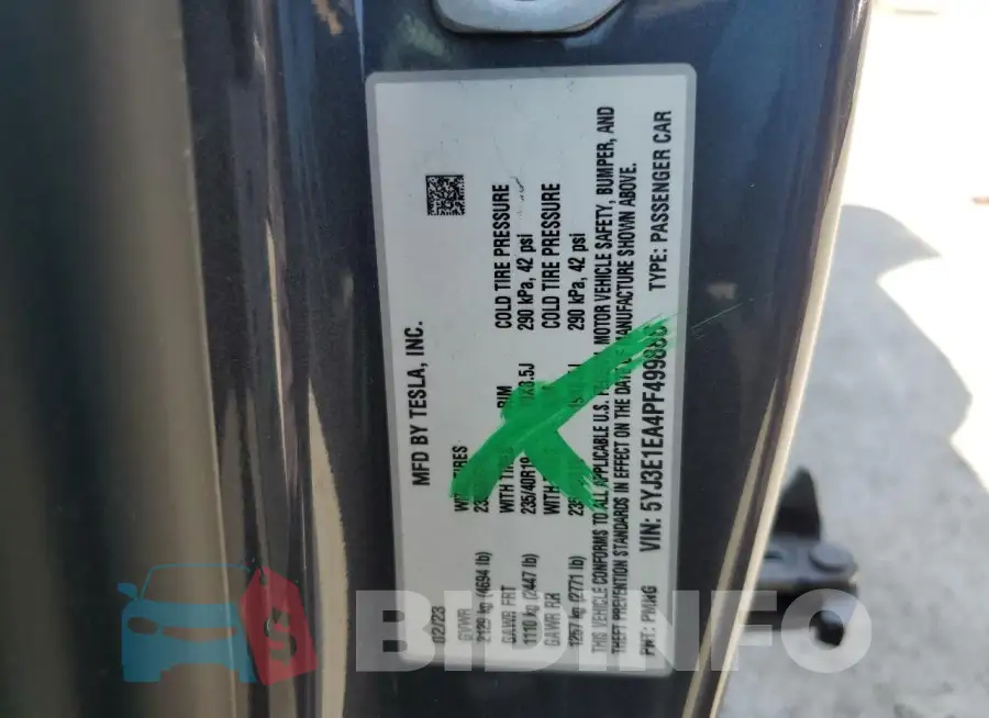 5YJ3E1EA4PF499886 Photo# 13