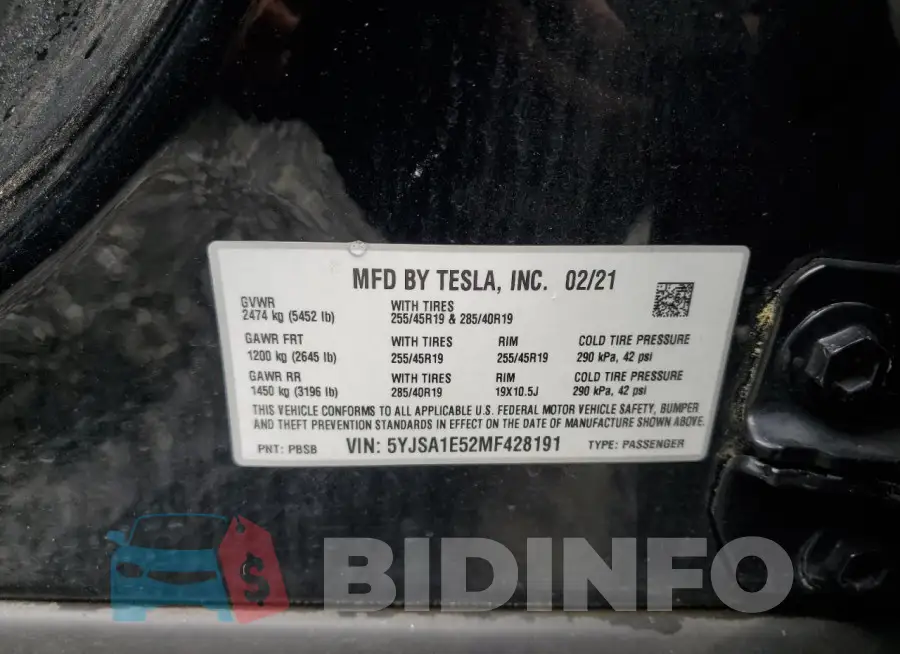 5YJSA1E52MF428191 Photo# 12