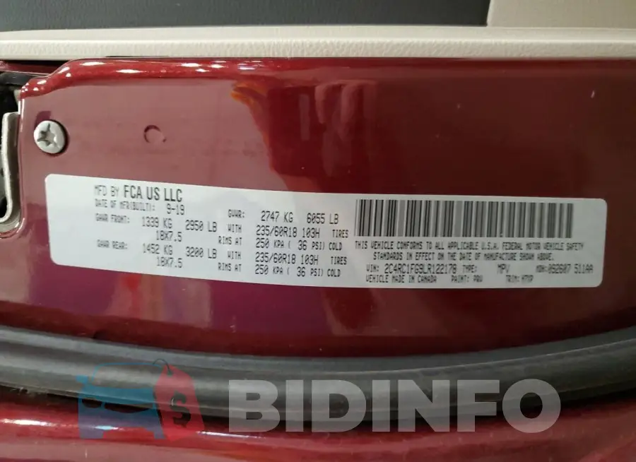 2C4RC1FG9LR122178 Photo# 14