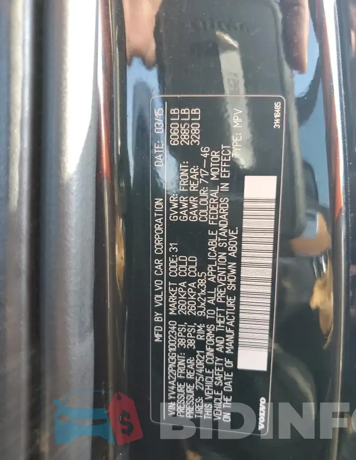YV4A22PN3G1002340 Photo# 13