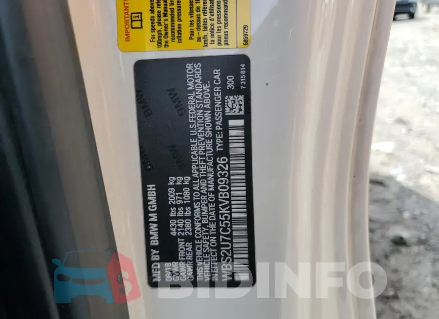 WBS2U7C55KVB09326 Photo# 12