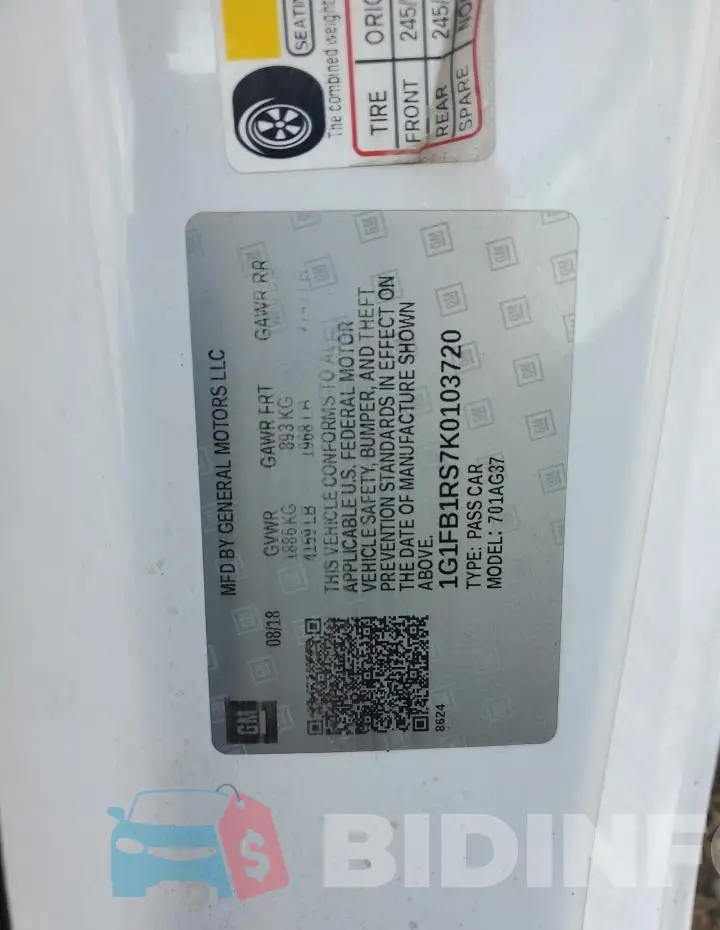 1G1FB1RS7K0103720 Photo# 12