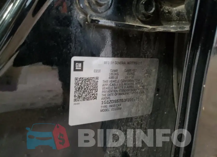 1G1ZD5ST0JF201971 Photo# 13