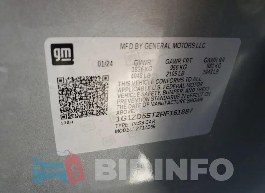 1G1ZD5ST2RF161887 Photo# 12