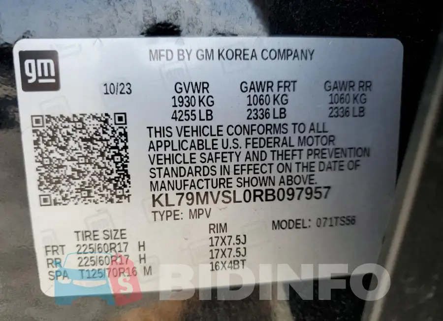 KL79MVSL0RB097957 Photo# 13