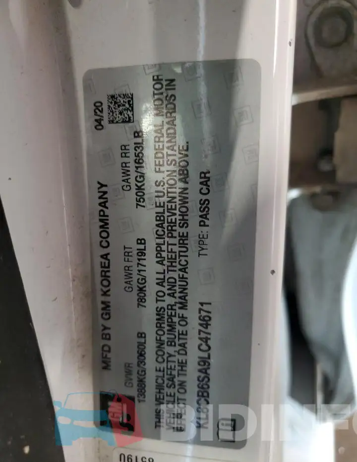 KL8CB6SA9LC474671 Photo# 12