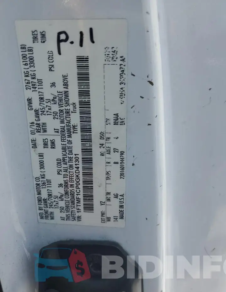 1FTMF1CP0GKD41301 Photo# 12
