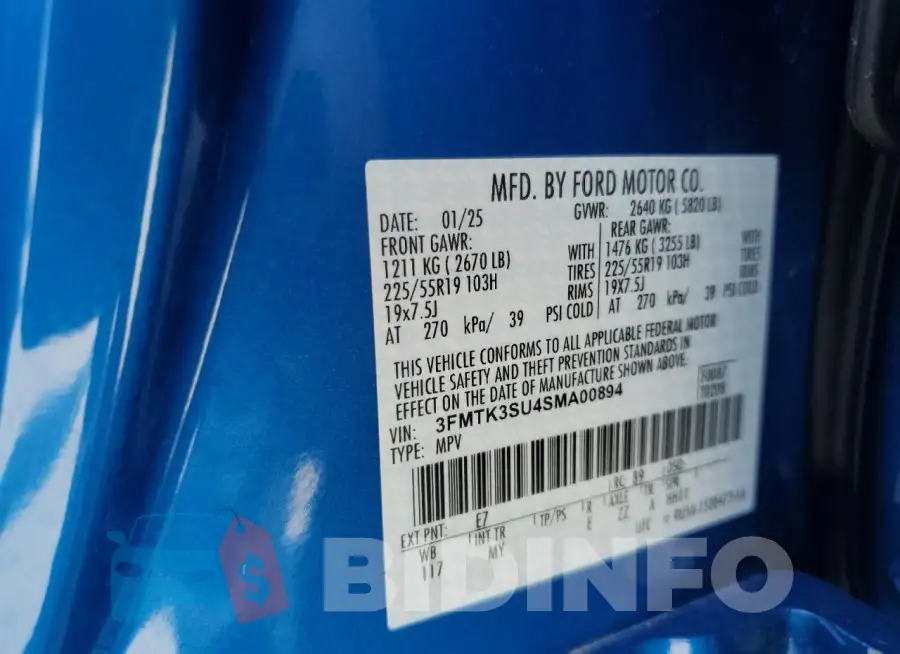 3FMTK3SU4SMA00894 Photo# 12