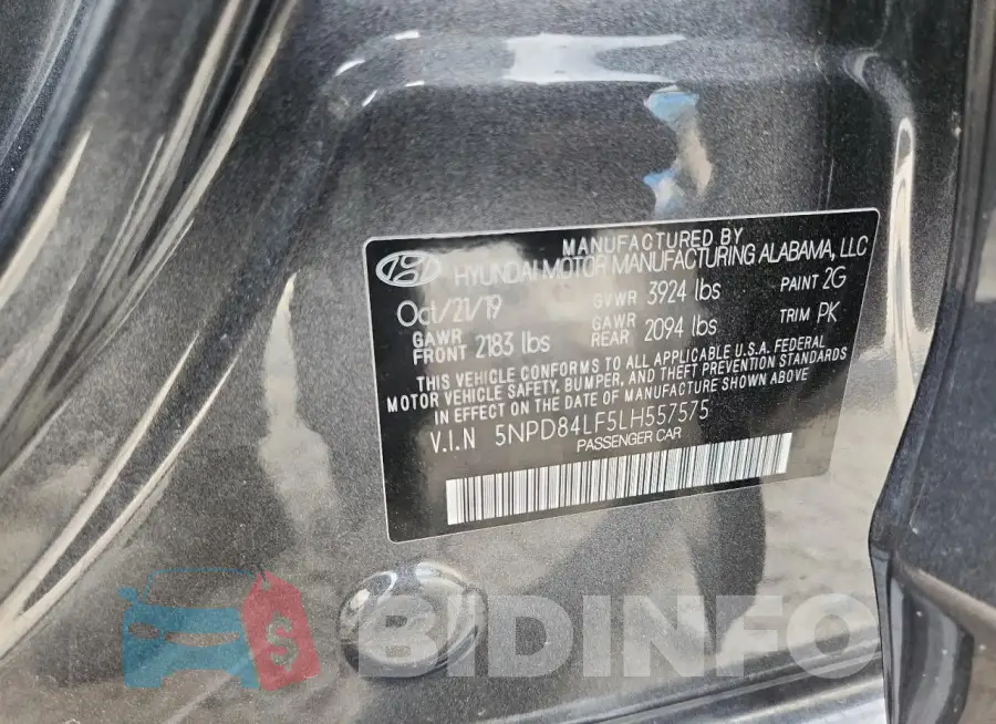5NPD84LF5LH557575 Photo# 12