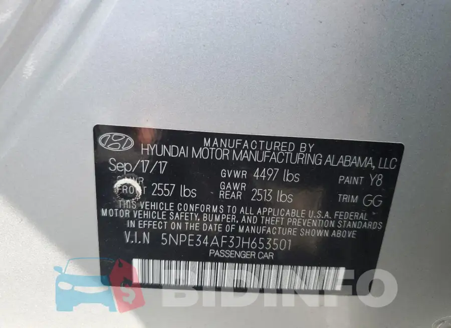 5NPE34AF3JH653501 Photo# 12