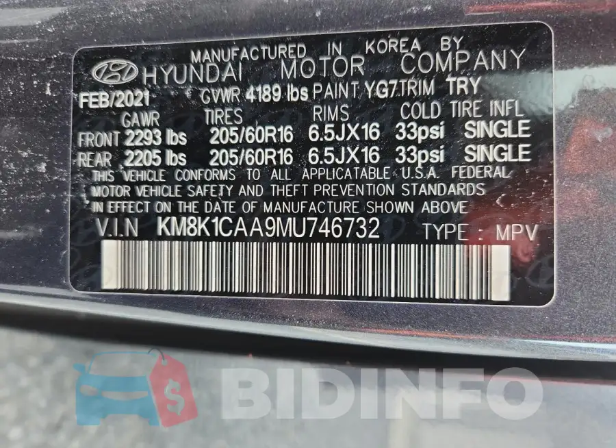 KM8K1CAA9MU746732 Photo# 12