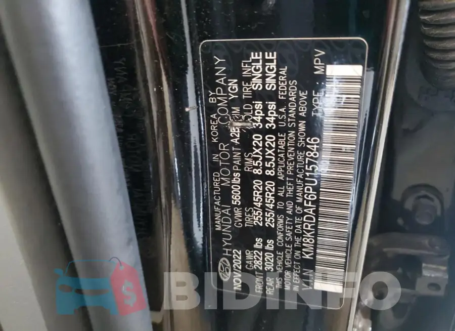 KM8KRDAF6PU157846 Photo# 13