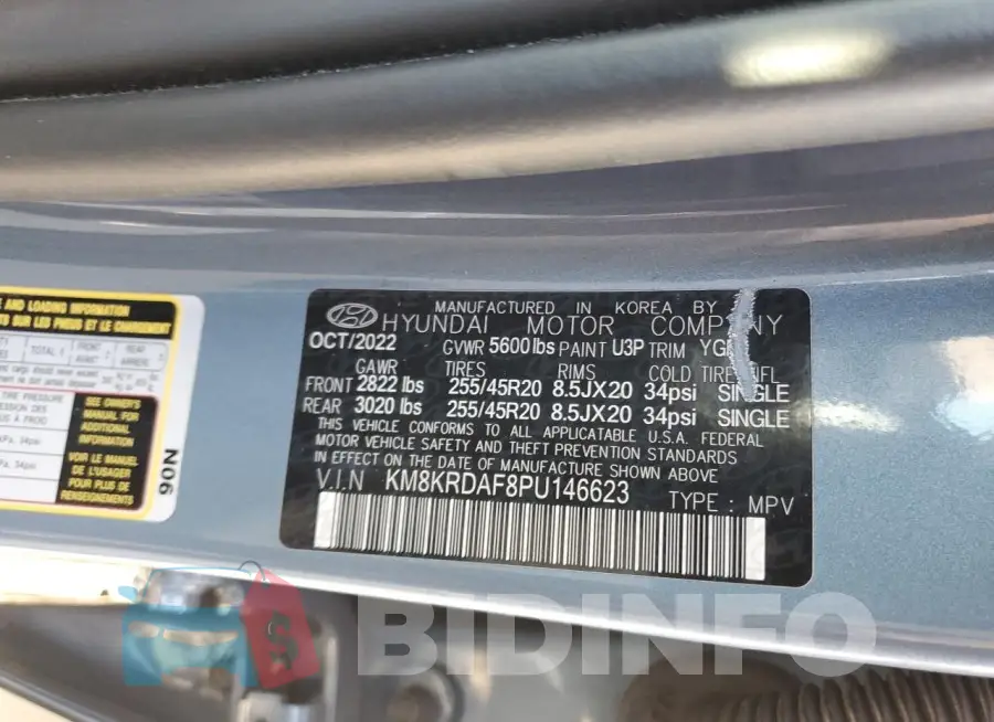 KM8KRDAF8PU146623 Photo# 12