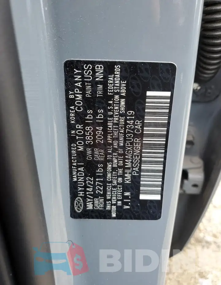 KMHLM4AGXPU373419 Photo# 12