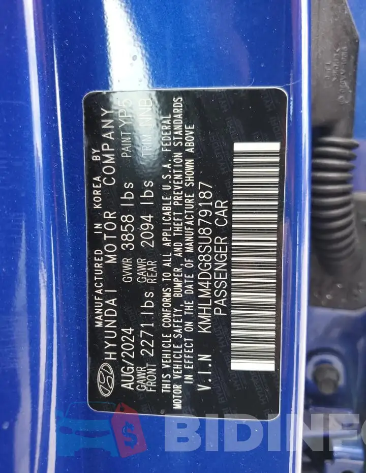 KMHLM4DG8SU879187 Photo# 13