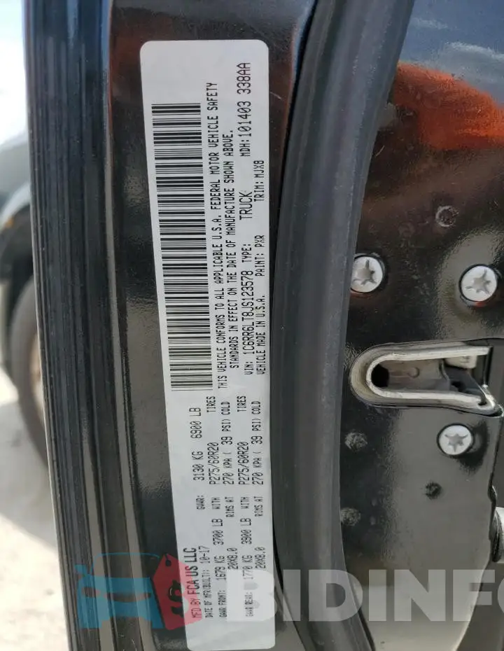 1C6RR6LT8JS123578 Photo# 12