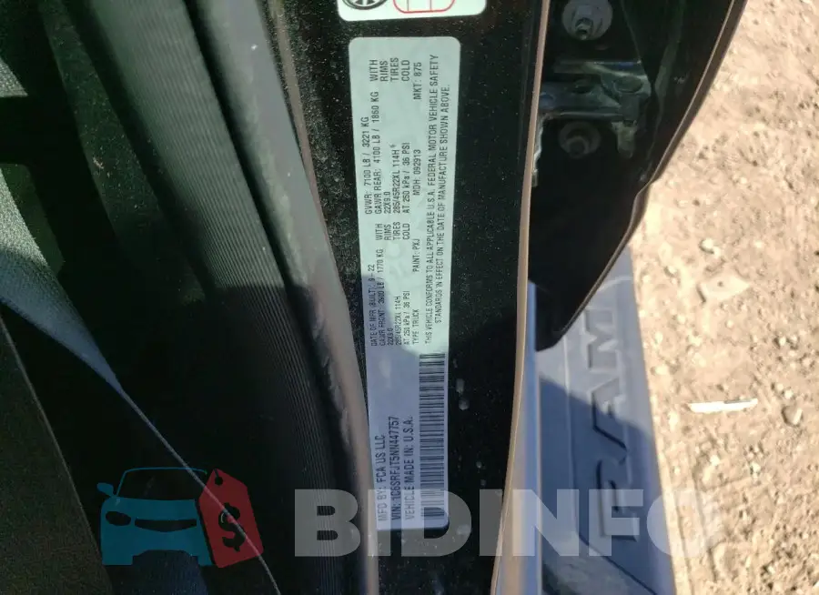 1C6SRFJT5NN447757 Photo# 12