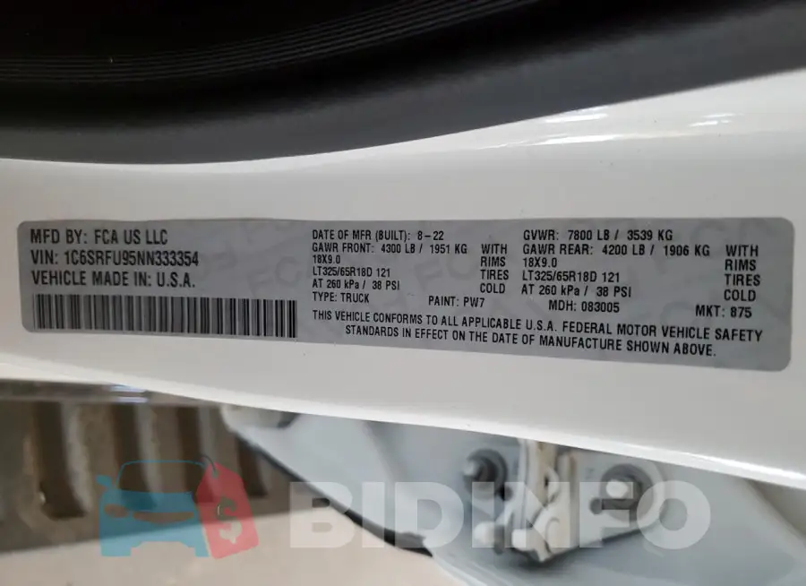 1C6SRFU95NN333354 Photo# 12