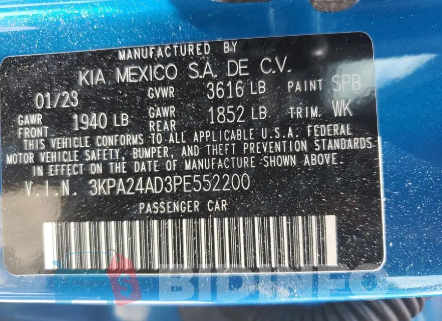 3KPA24AD3PE552200 Photo# 13