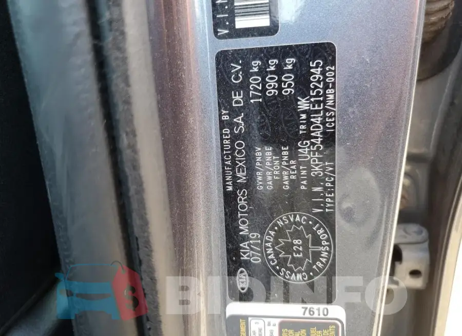 3KPF54AD4LE152945 Photo# 13