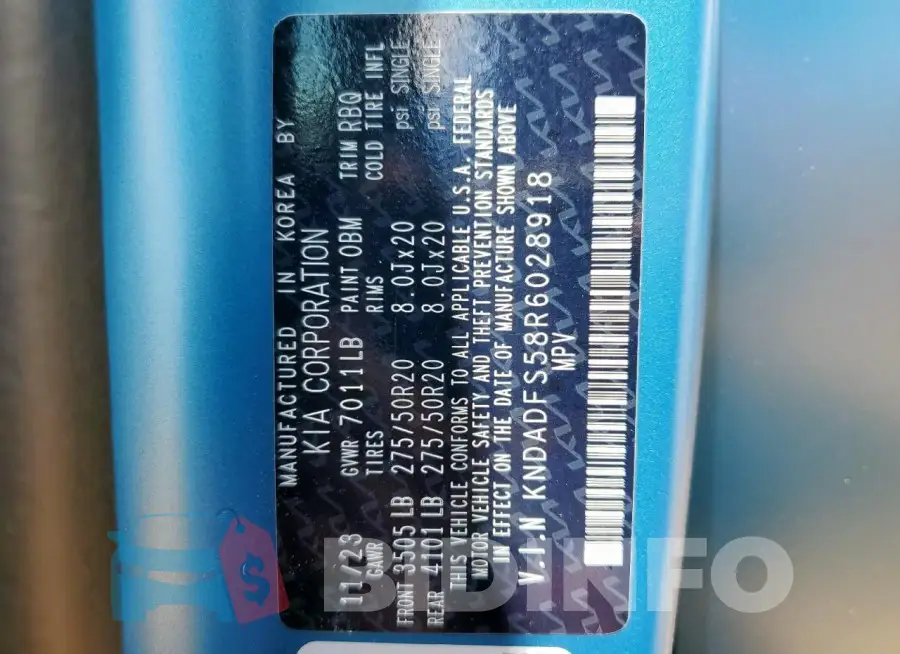 KNDADFS58R6028918 Photo# 13