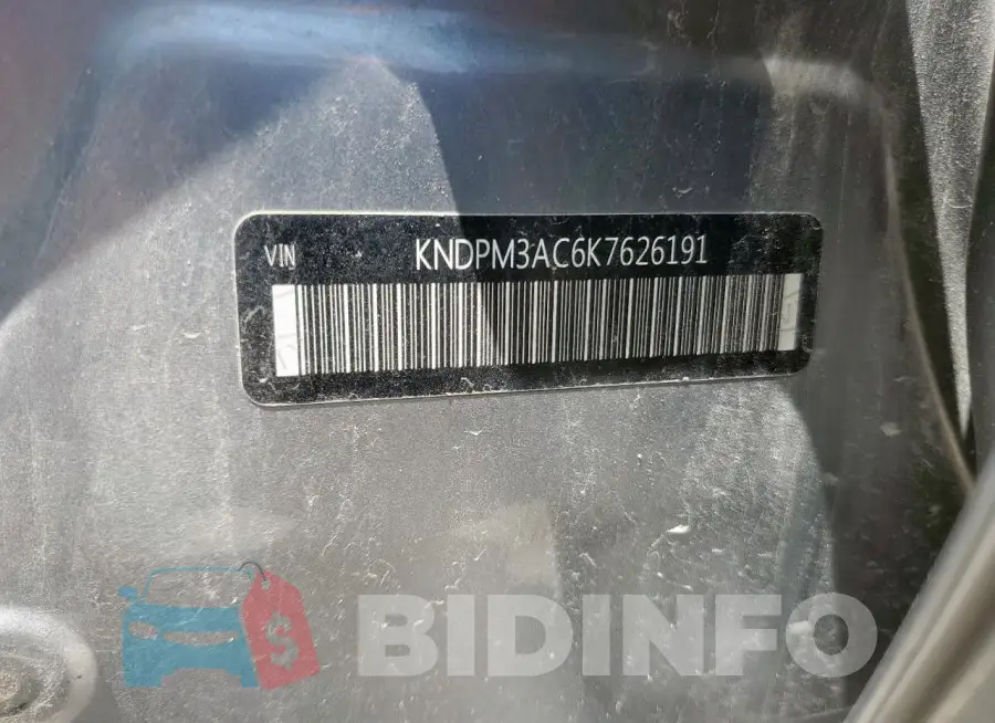 KNDPM3AC6K7626191 Photo# 13