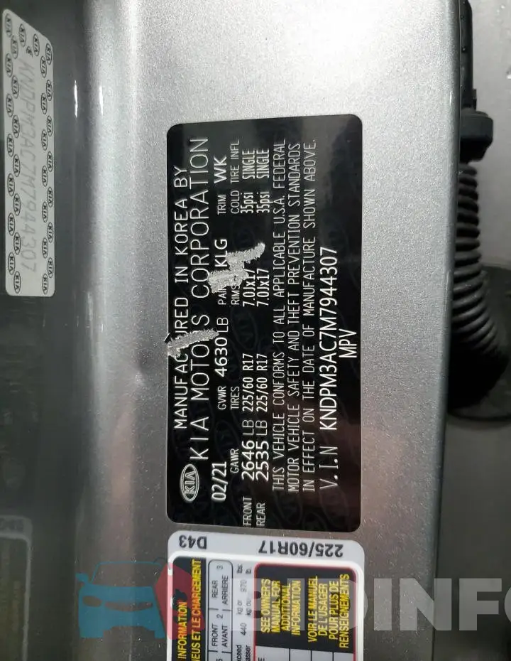 KNDPM3AC7M7944307 Photo# 13