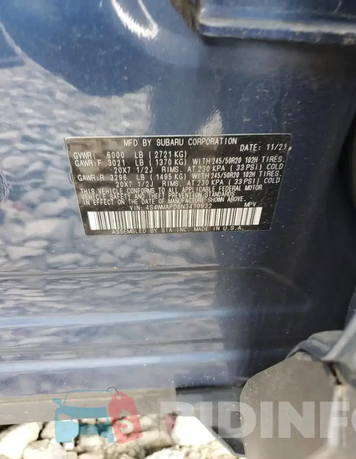 4S4WMAPD6N3410932 Photo# 13