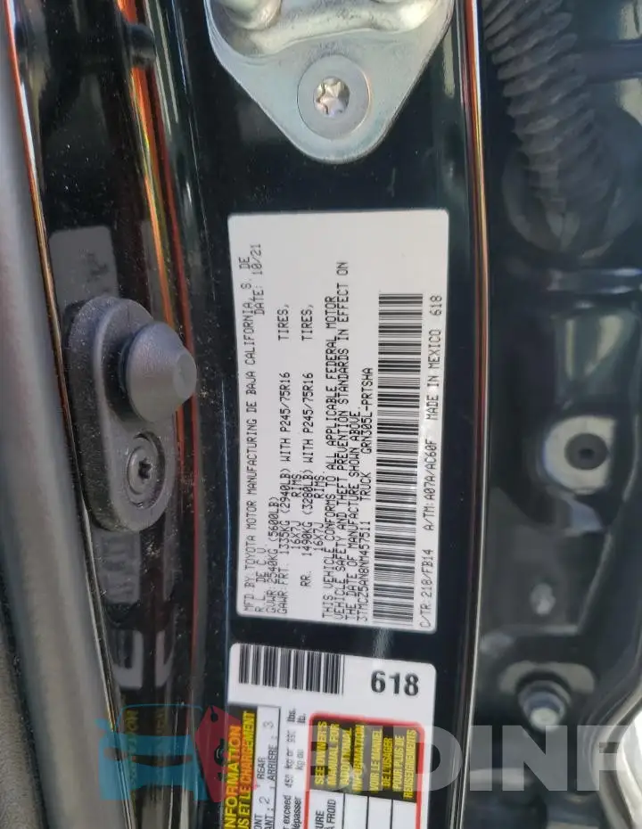 3TMCZ5AN8NM457511 Photo# 12
