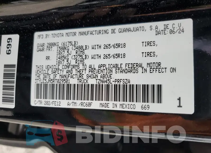 3TYLE5JN5RT029501 Photo# 13