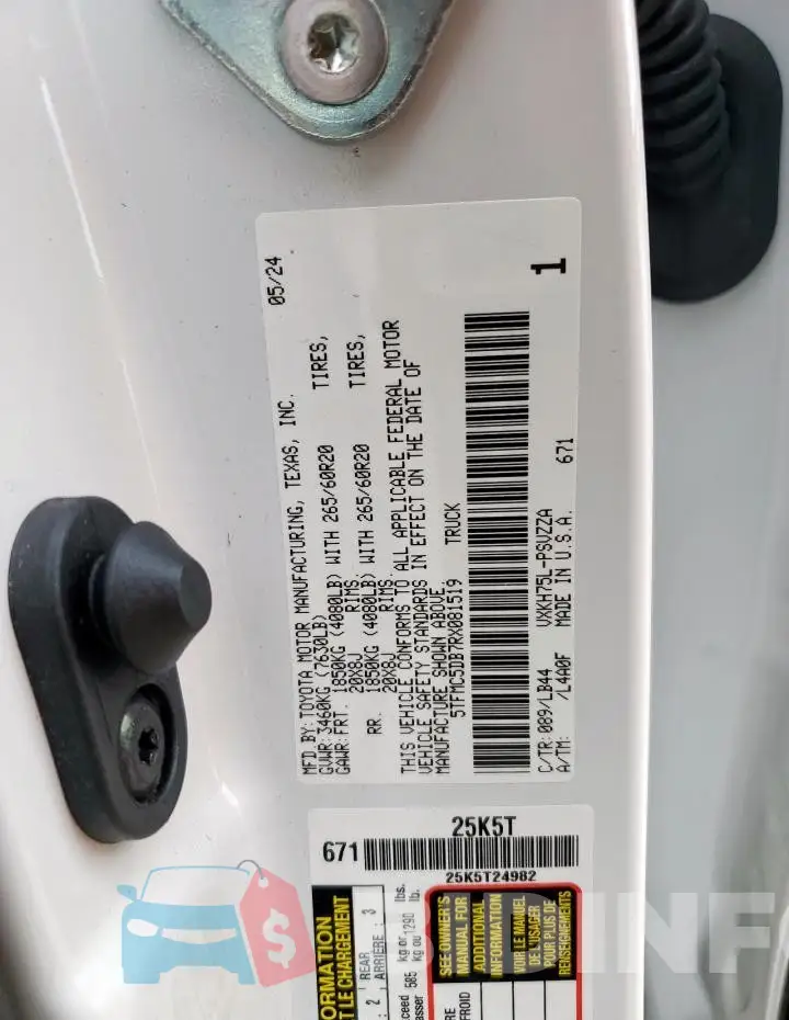 5TFMC5DB7RX081519 Photo# 12