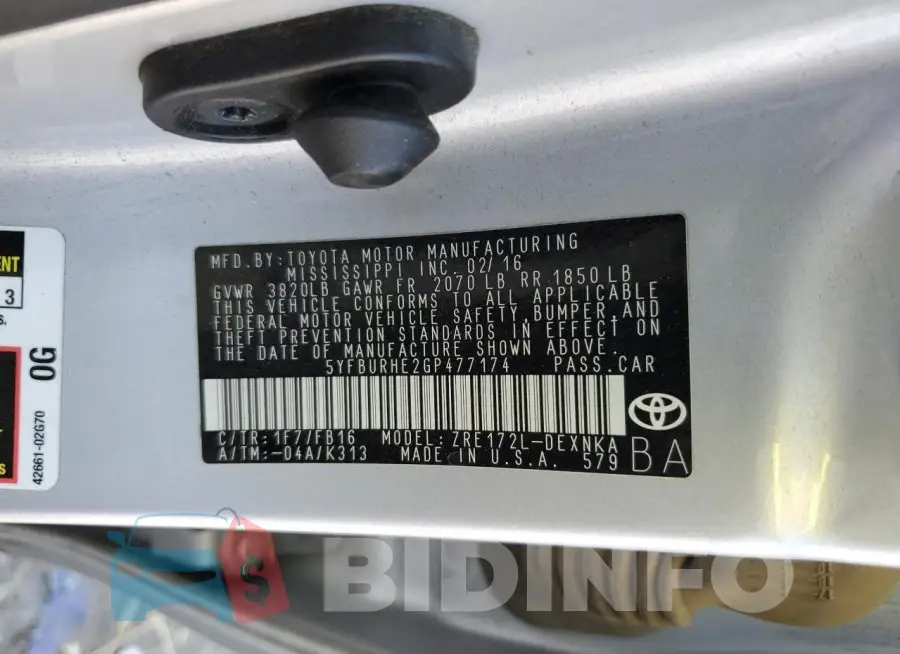 5YFBURHE2GP477174 Photo# 12