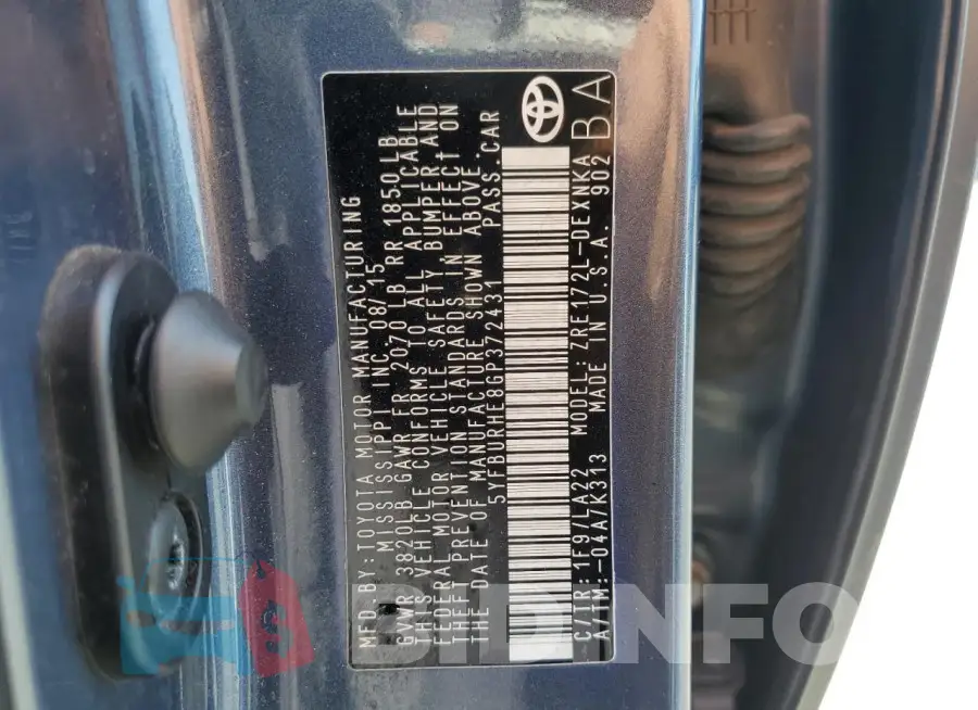 5YFBURHE8GP372431 Photo# 12