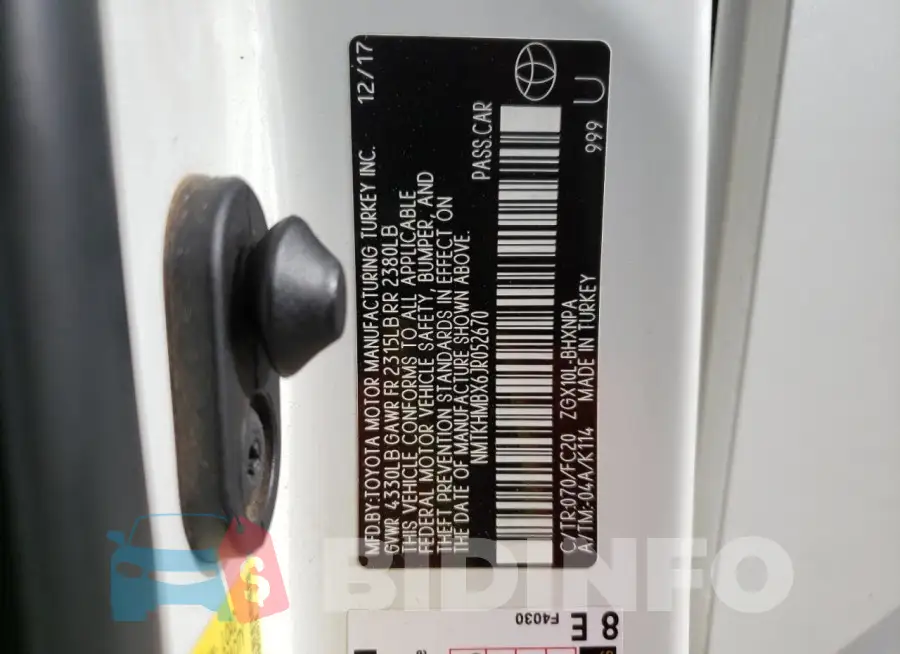 NMTKHMBX6JR052670 Photo# 12
