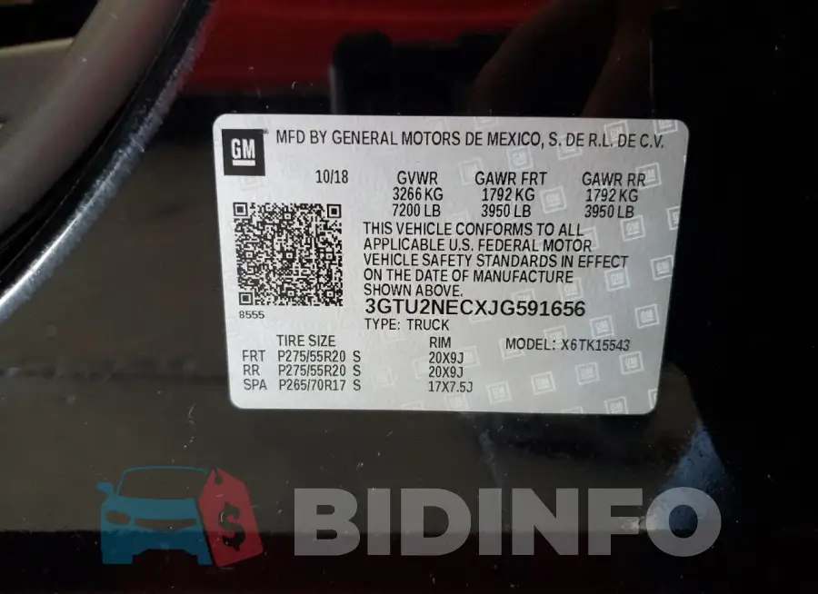 3GTU2NECXJG591656 Photo# 12