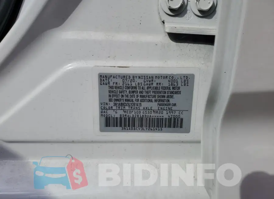 3N1AB8CV3LY261415 Photo# 12