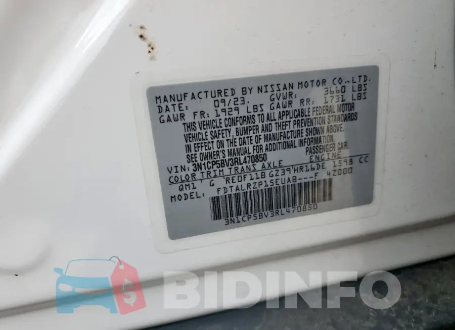 3N1CP5BV3RL470850 Photo# 14
