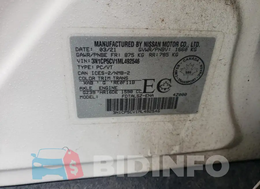 3N1CP5CV1ML492546 Photo# 13