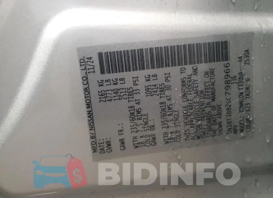 5N1BT3BB2SC798966 Photo# 13