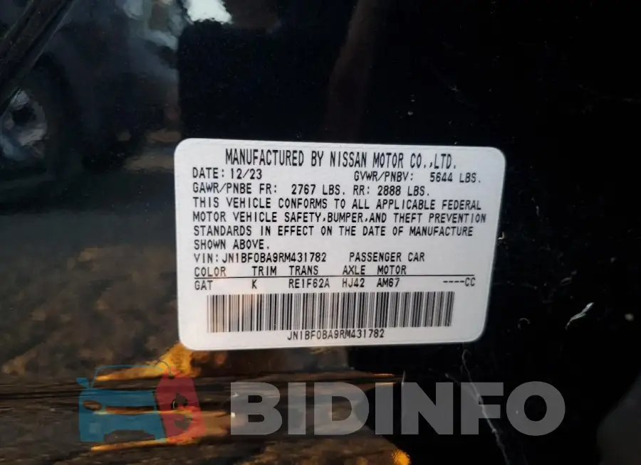 JN1BF0BA9RM431782 Photo# 13