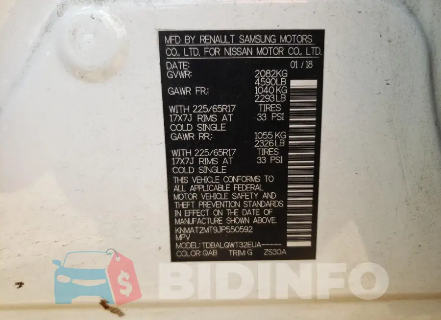 KNMAT2MT9JP550592 Photo# 14