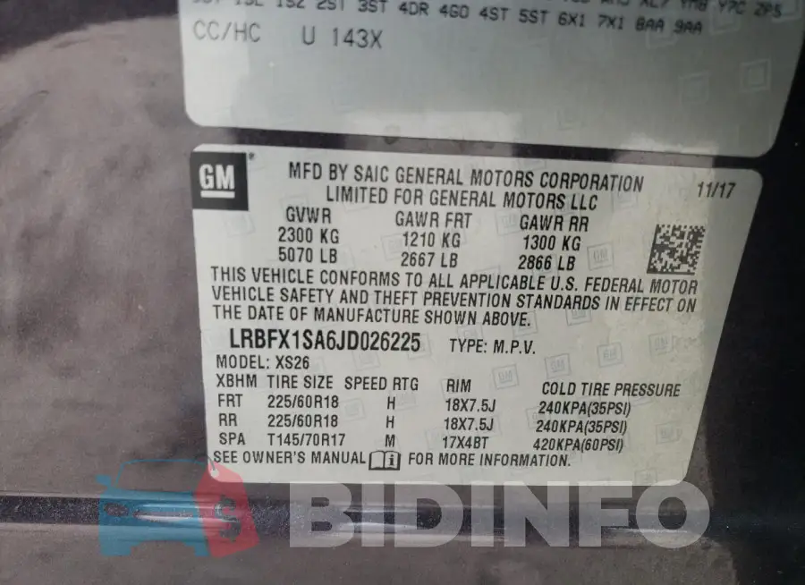 LRBFX1SA6JD026225 Photo# 13