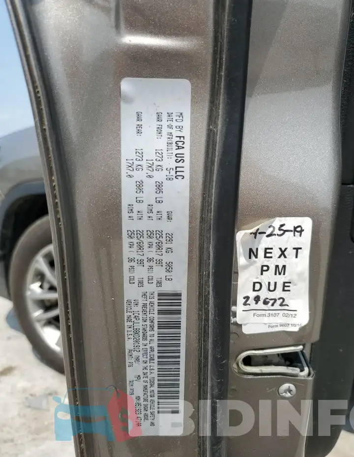 1C4PJLLB8KD201912 Photo# 13